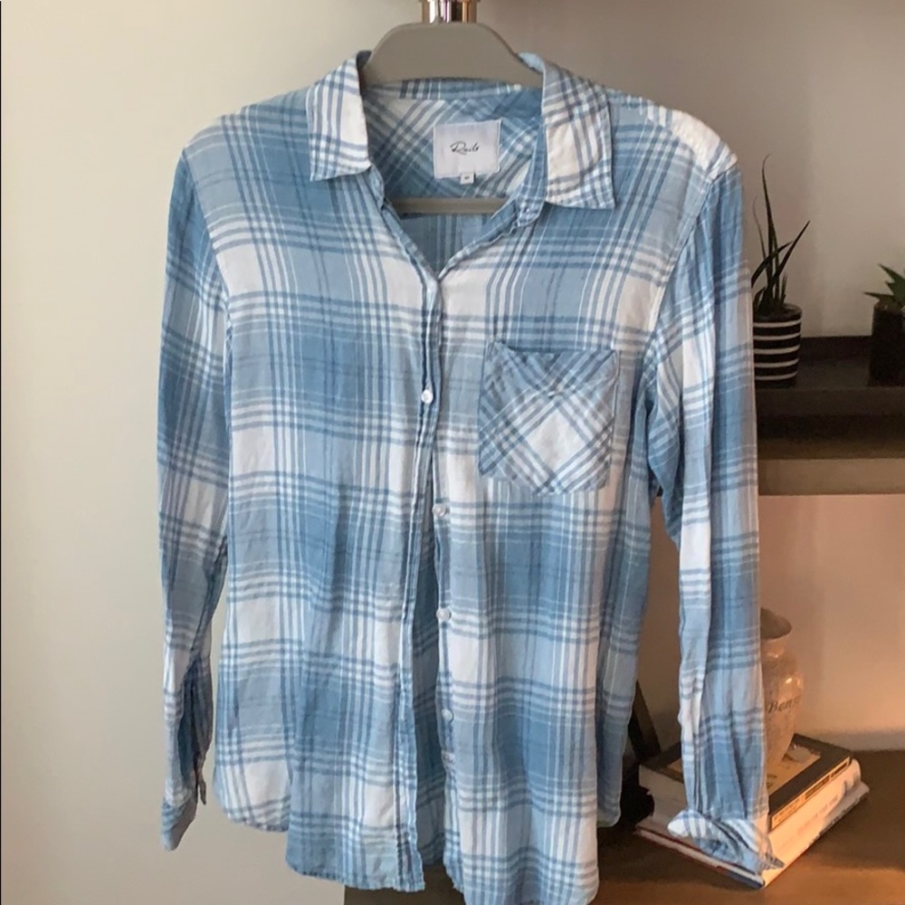 Rails long sleeve blouse